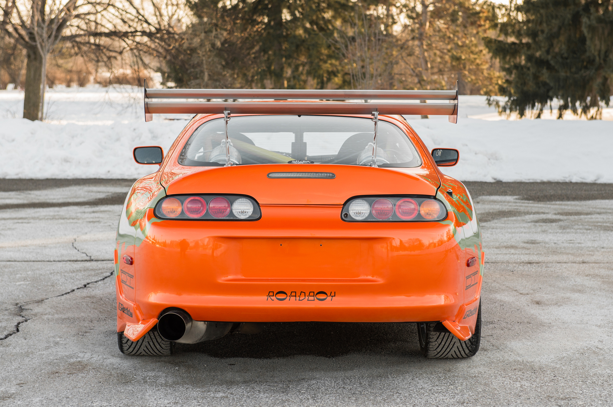 paul walker orange supra