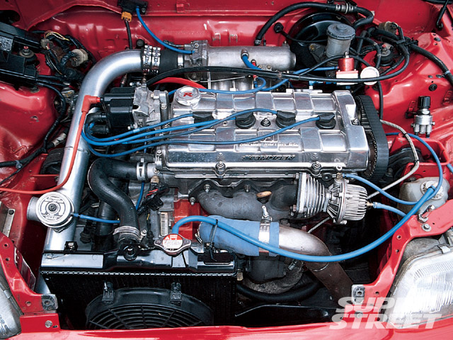 1991 Honda Civic Si Jg Engine Dynamics Super Street Magazine Sstp 9908 01 Z 1991 Honda Civic Si Engine Bay