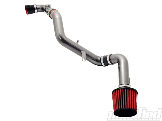 BLACK BIG MOUTH SHORT AIR INTAKE KIT WITH FILTER 6/" FLARED PIPING FOR EG EK