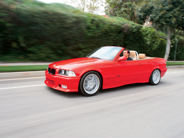 1994 Bmw 325i Convertible Eurotuner Magazine 160 0609 Et 02z 1994 Bmw 325i Convertible Rolling Shot