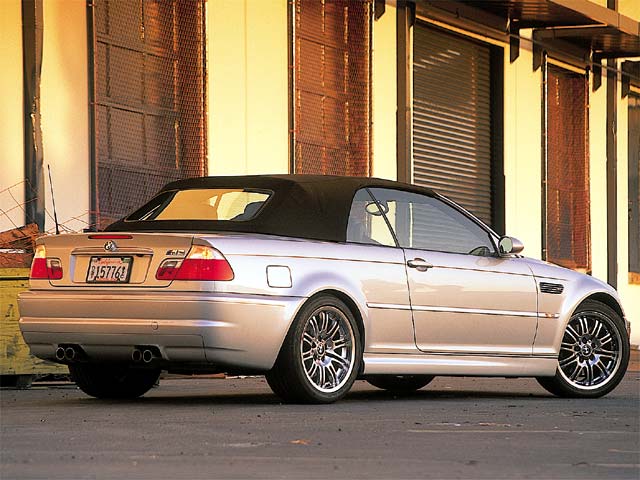 2001 Bmw M3 Convertible Review Road Test Update European Car Magazine 0201 03zoom 2001 Bmw M3 Convertible Rear Side View