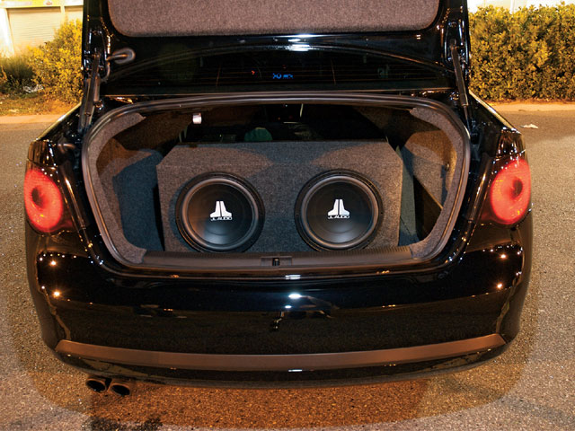 vw jetta subwoofer box