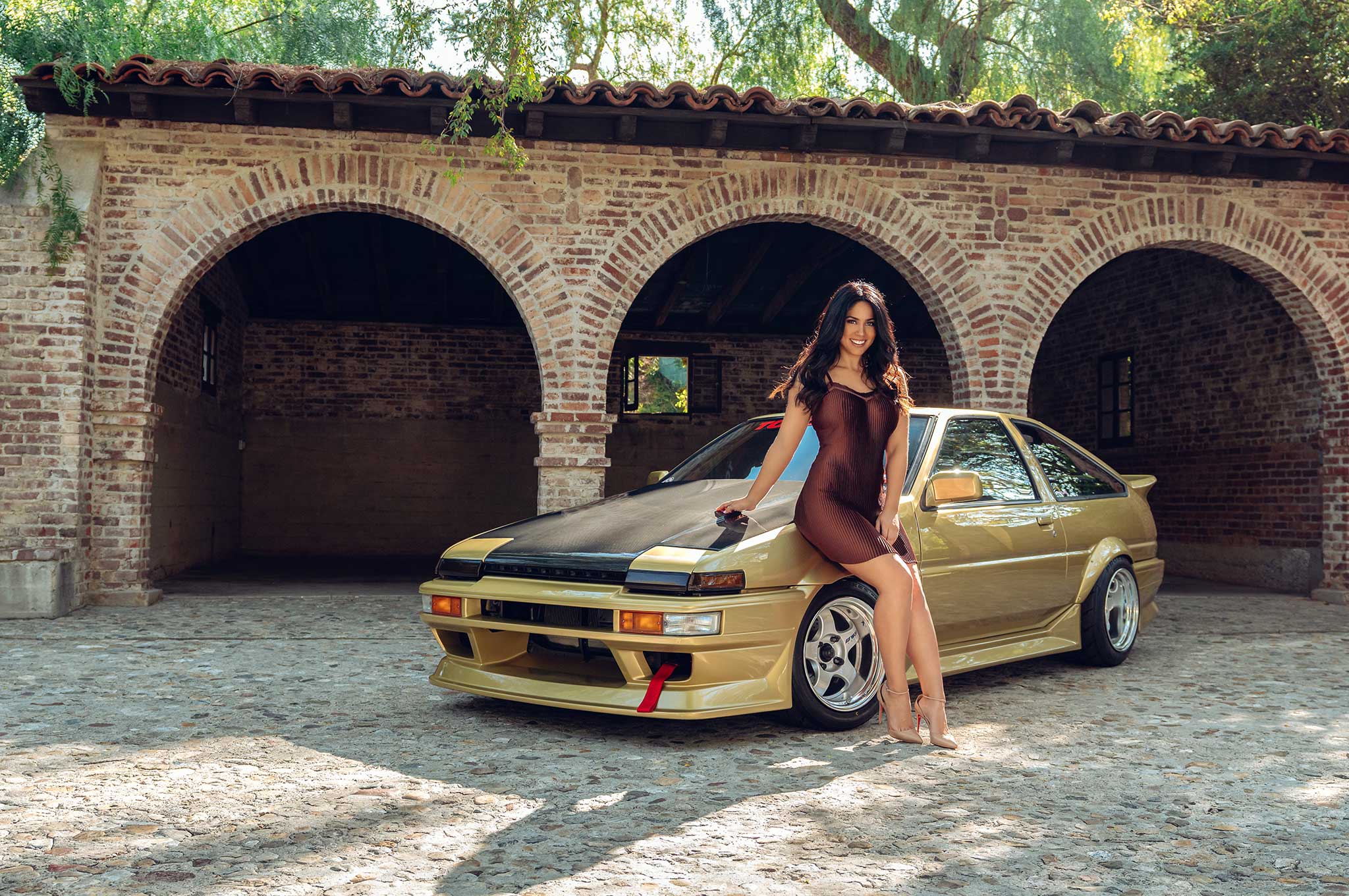 86 Your Blues with Toyo Tires x SS 2020 Calendar's Samantha Kumiko & Allen Lugue's Run Free Corolla GT-S